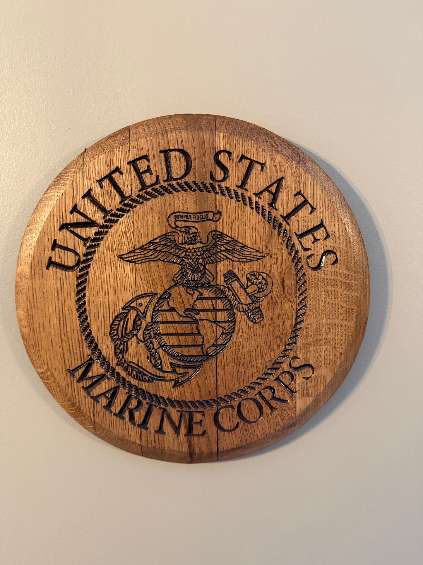 14'" / 15 gallon US Marine Corps Barrel head