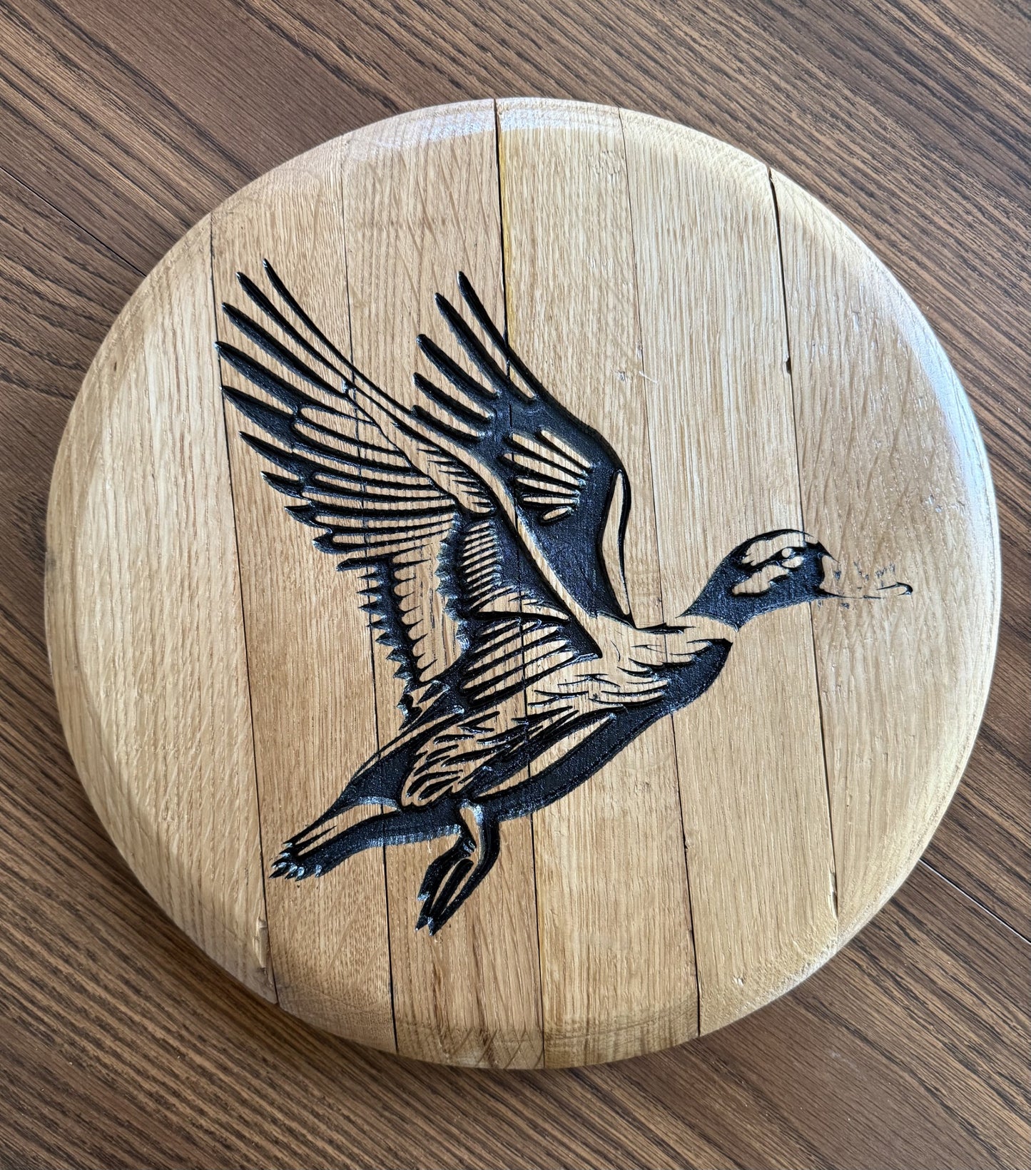 Duck on 13.5" Barrel Head