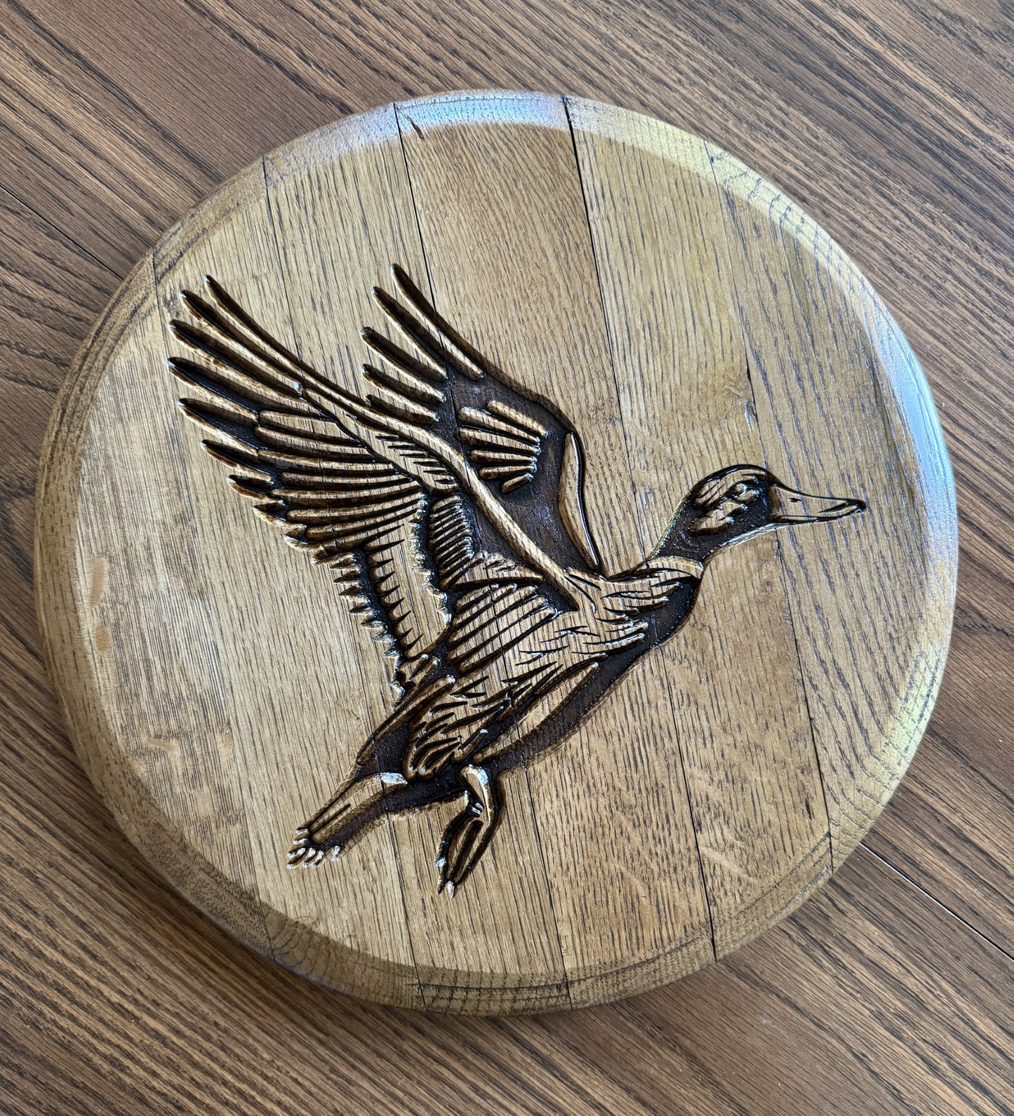 Duck on 13.5" Barrel Head