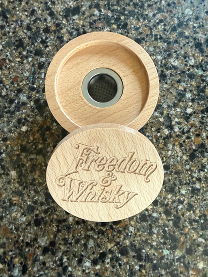 Wooden Bourbon Smoker — Freedom & Whisky
