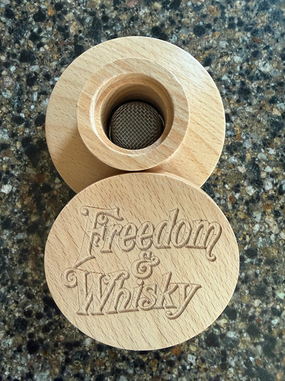 Wooden Bourbon Smoker — Freedom & Whisky