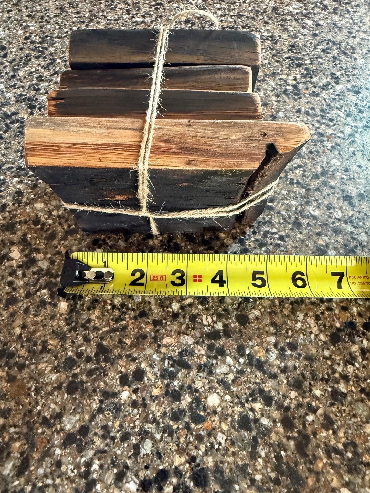 Bourbon Barrel Stave Drink coasters