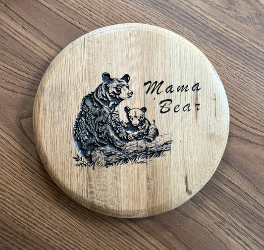 Mama Bear, 13.5" diameter barrel head
