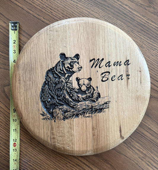 Mama Bear, 13.5" diameter barrel head