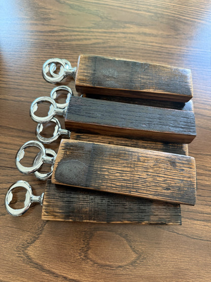Bourbon Barrel Stave Bottle Opener